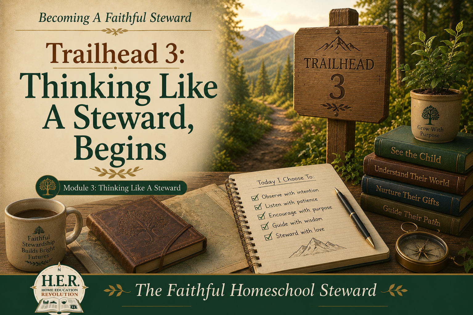 Trailhead 3: Thinking Like A Steward, Begins